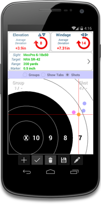 Adjustment Screen Zoomed Adjustment Screen Zoomed