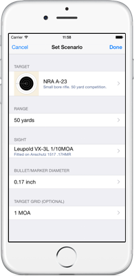 Set Scenario Screen Set Scenario Screen