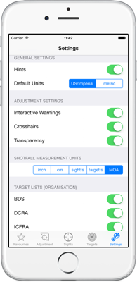 iPhone Settings Screen iPhone Settings Screen